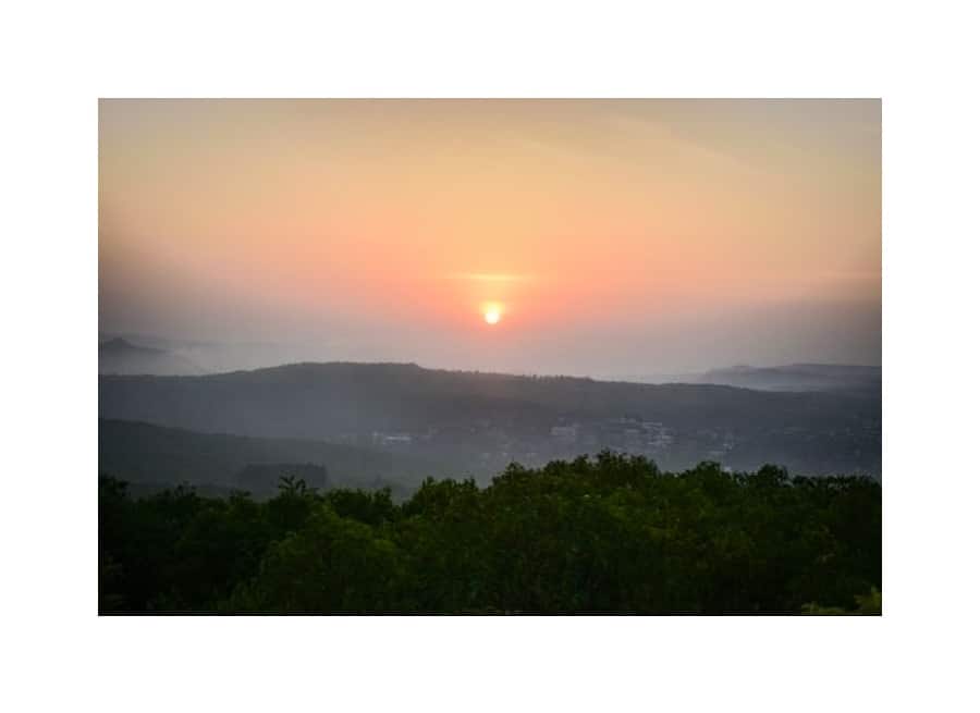 mahabaleshwar hills sunset