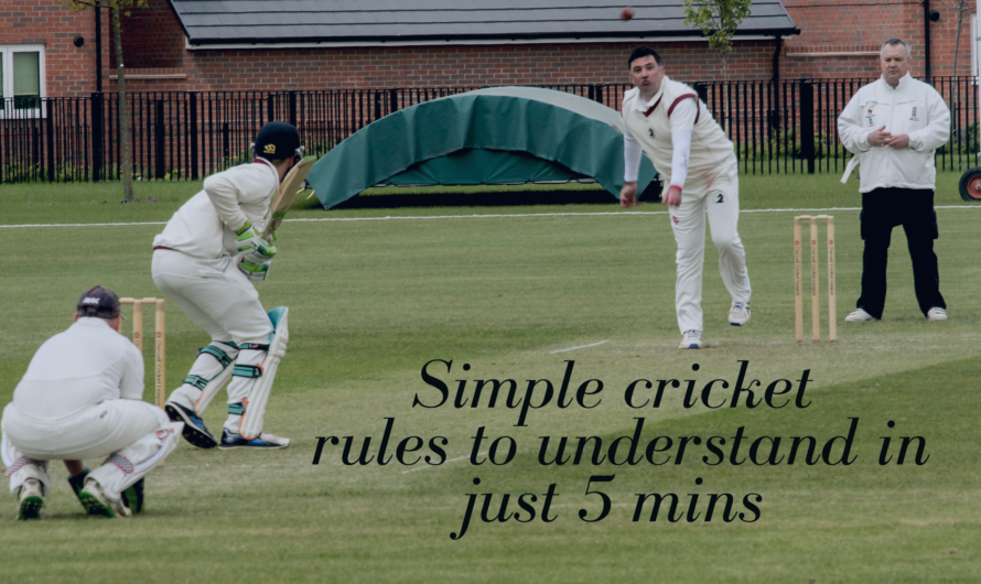cricket rules to understand in just 5 mins part 1